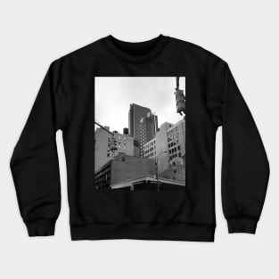 Black and White New York Skyline Crewneck Sweatshirt